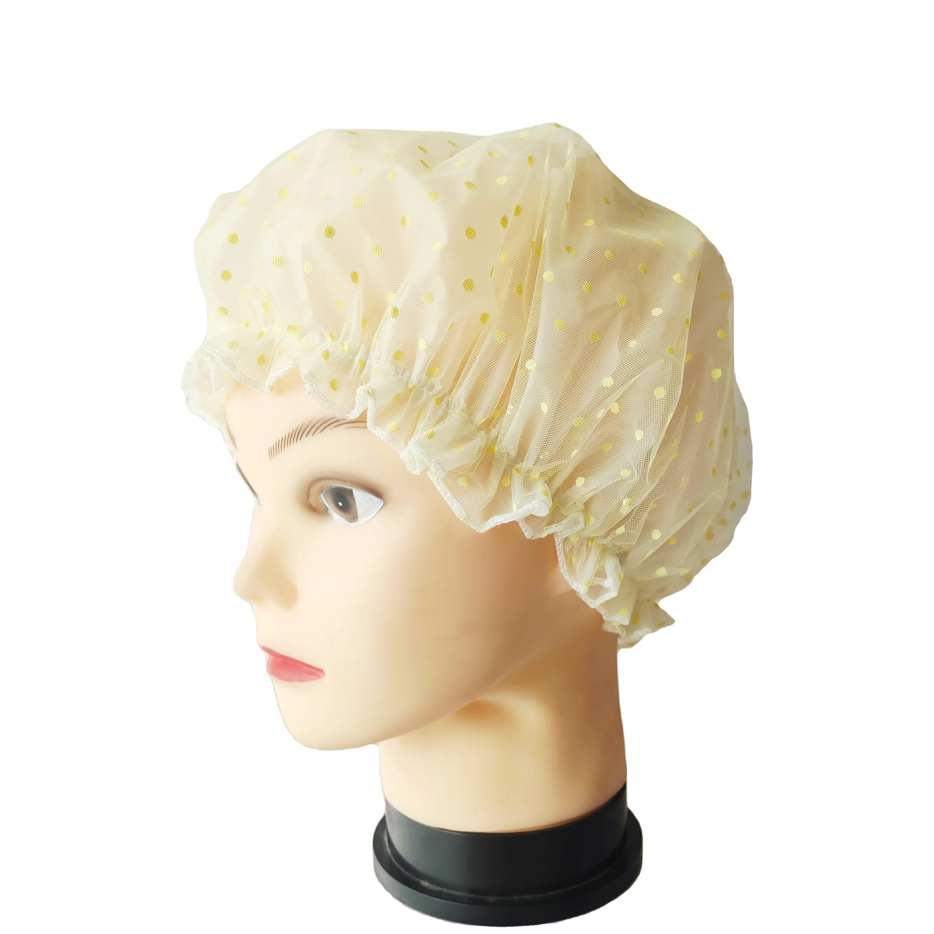 double layer shower cap