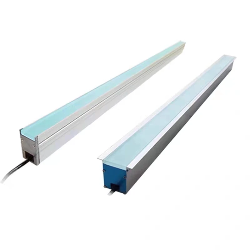 IP68 15W RGBW Aluminum Outdoor LED Recessed Lights Waterproof Sidewalk Inground Lighting Recessed Linear LED 15W RGBW Aluminum