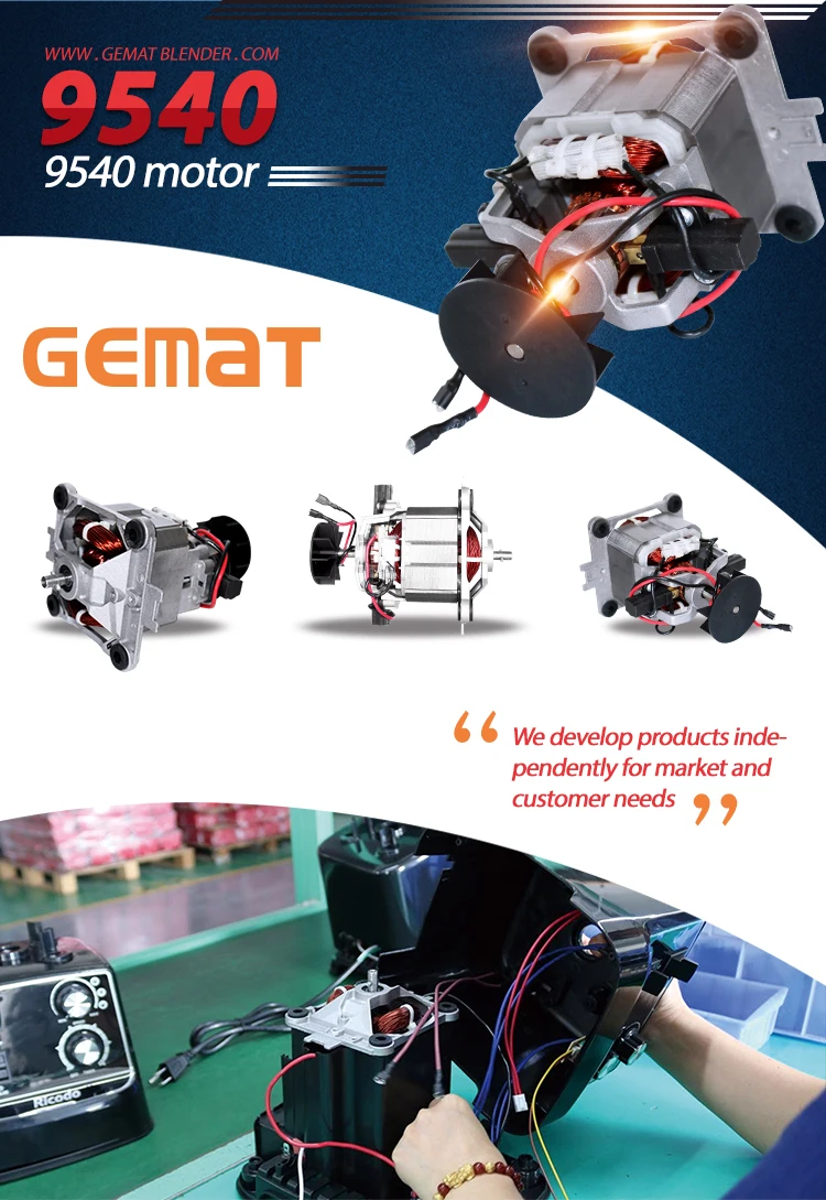 Heavy Duty Blender Motor Spare Part 9530 9540 Universal 230v Dc Motor