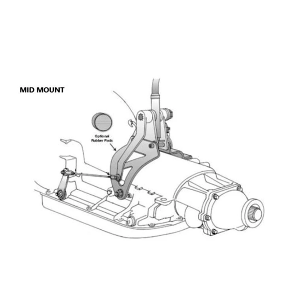 GM TH350 Transmission Shifter - Racing Turbo Box 350