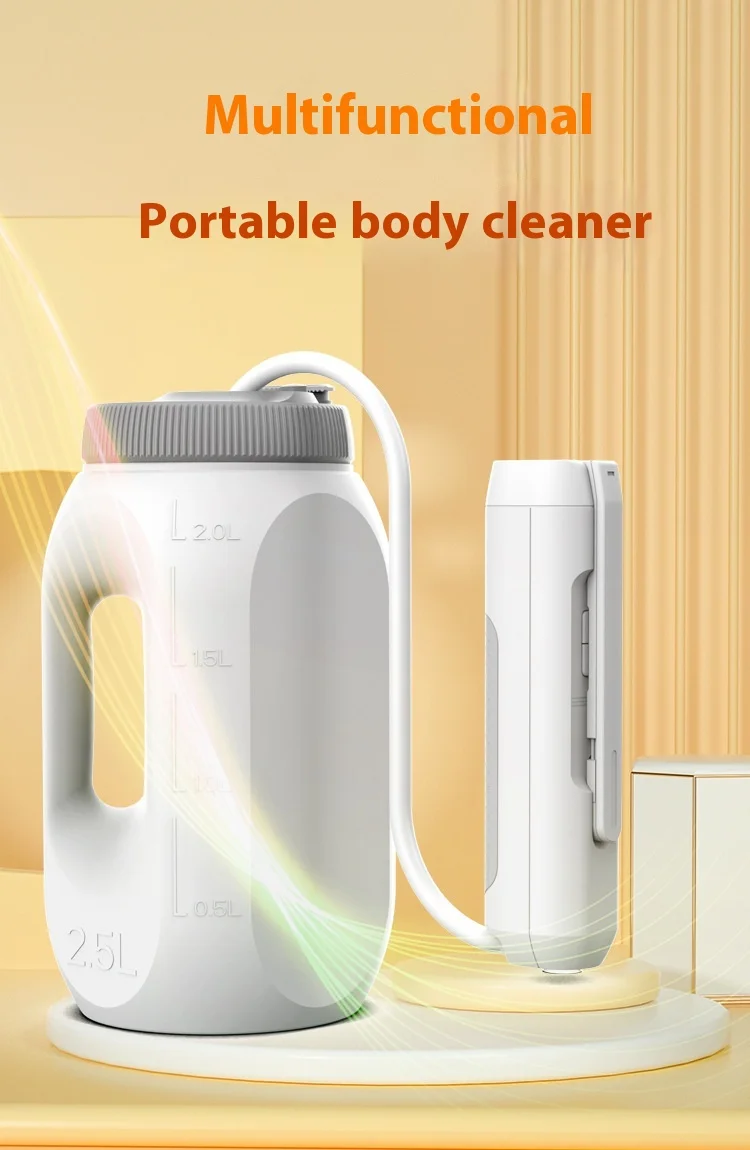 Newest Foldable Nozzle Portable Bidet Sprayer with 1600mAh Rechargeable Battery Handheld Travel Toilet Personal Hygiene Device details