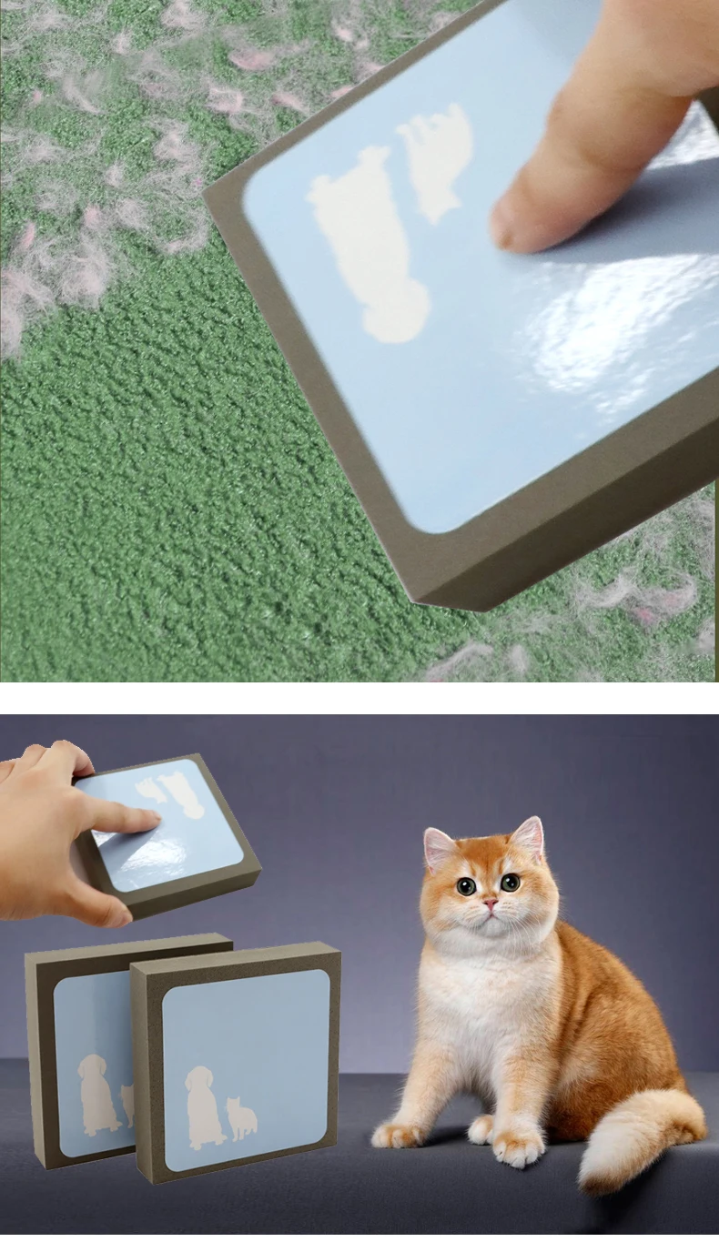 Sponge Brush Pet Hair Remover Cleaner Household Pet Cleaning Sponge