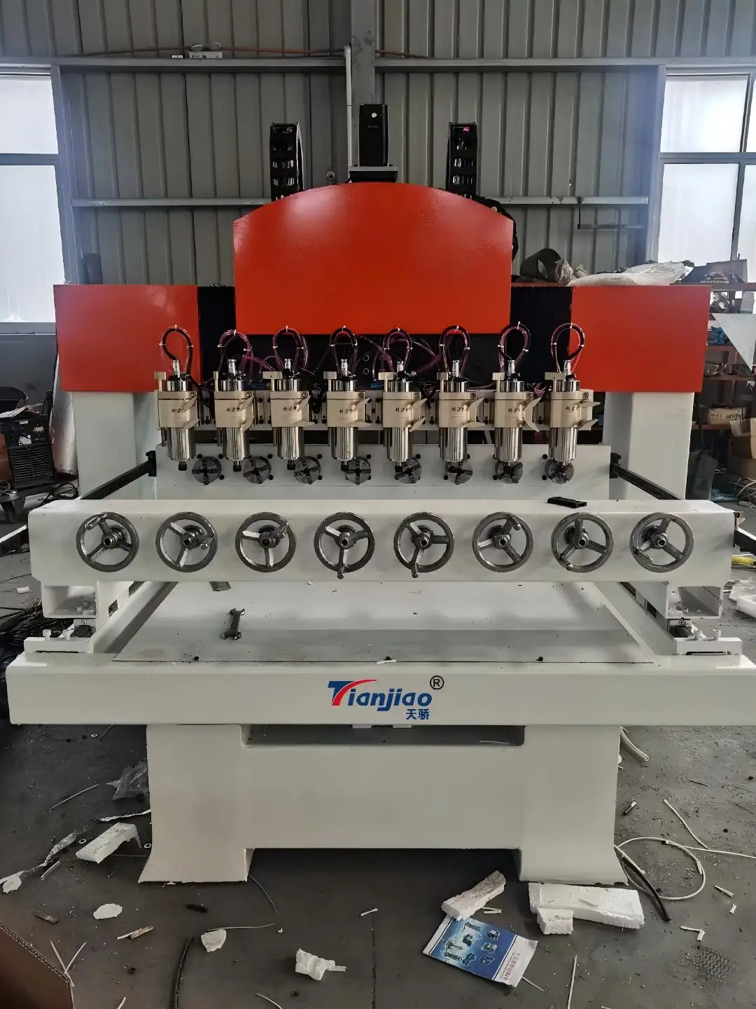 CNC Multi Head 4 Axis Router Machine for Wood Sofa Chair Table Back Leg ...