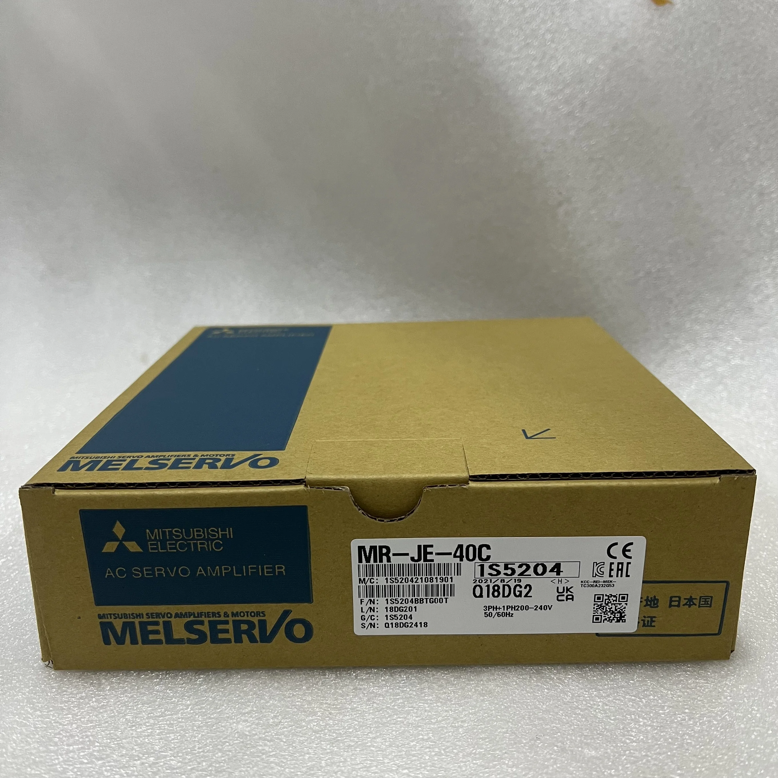 Mitsubishi AC Servo Amplifier MR-JE-40C