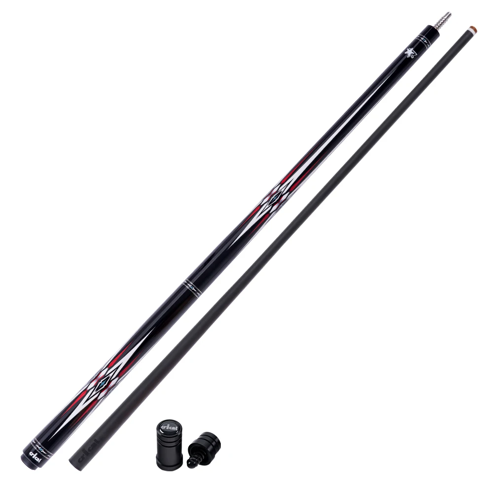 ビリヤード Crical V1 CRICAL CL-CXD-1シリーズ高品質炭素繊維プールキュー12.5mmチップ3/8*8