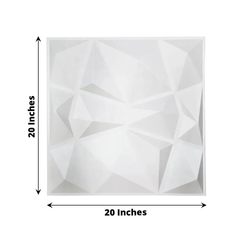 Matt White 3d Pvc Wall Panel /sticker For Wall Decoration Buy 3d
