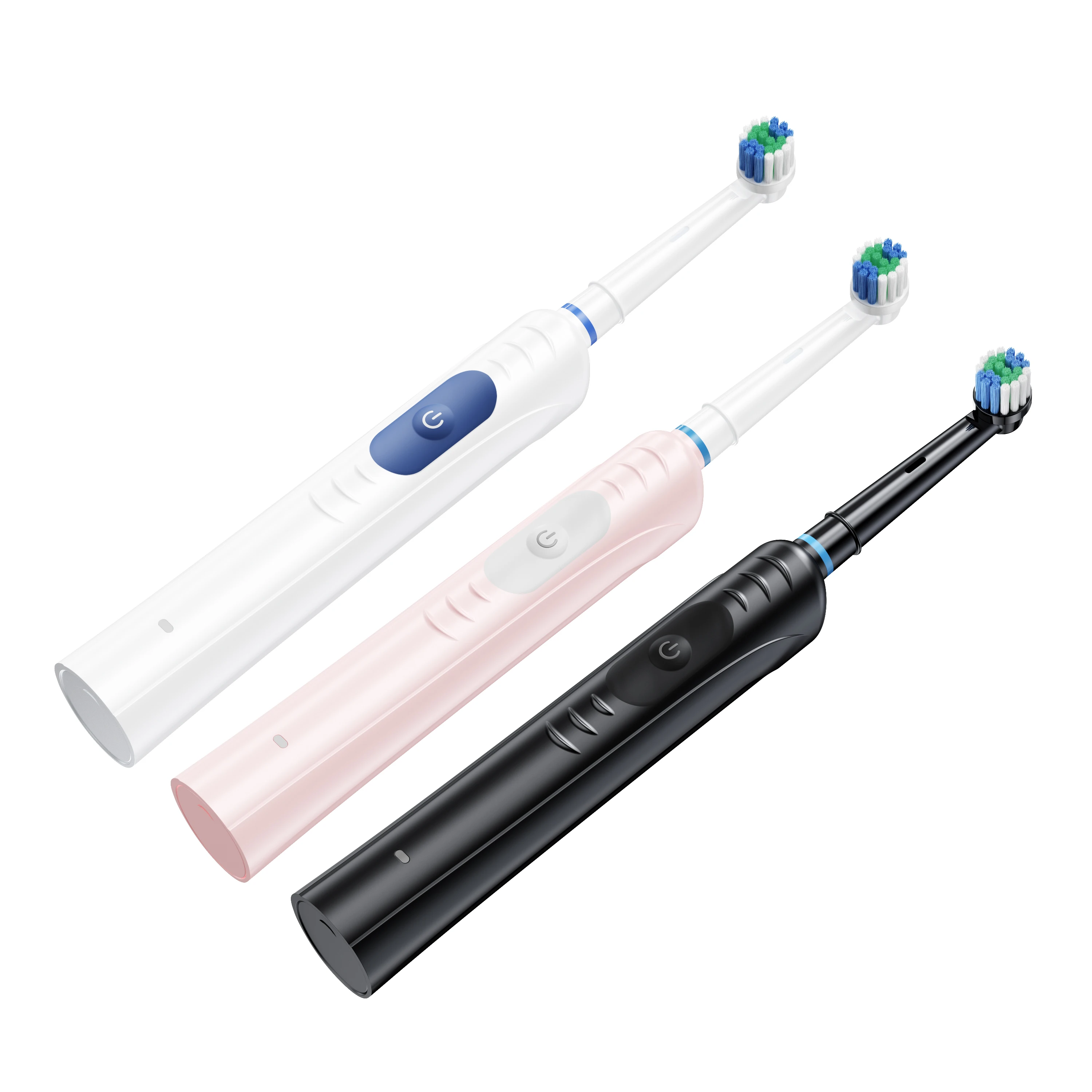 IPX7 Waterproof  Round Head Rotating Electric Toothbrush for Flushing,electric  Rechargeable Adult Electric Toothbrush