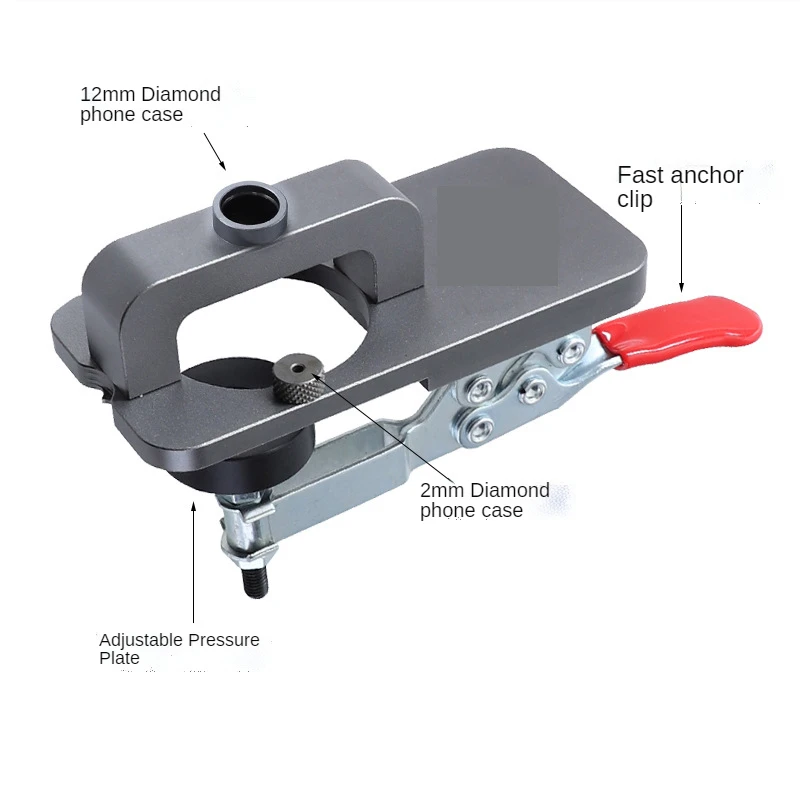 Houten Deur Scharnier Gatopener 35mm - Aluminium Kastdeur Tool Met Boor, Scharnier Montage Tool Voor Keukenkasten