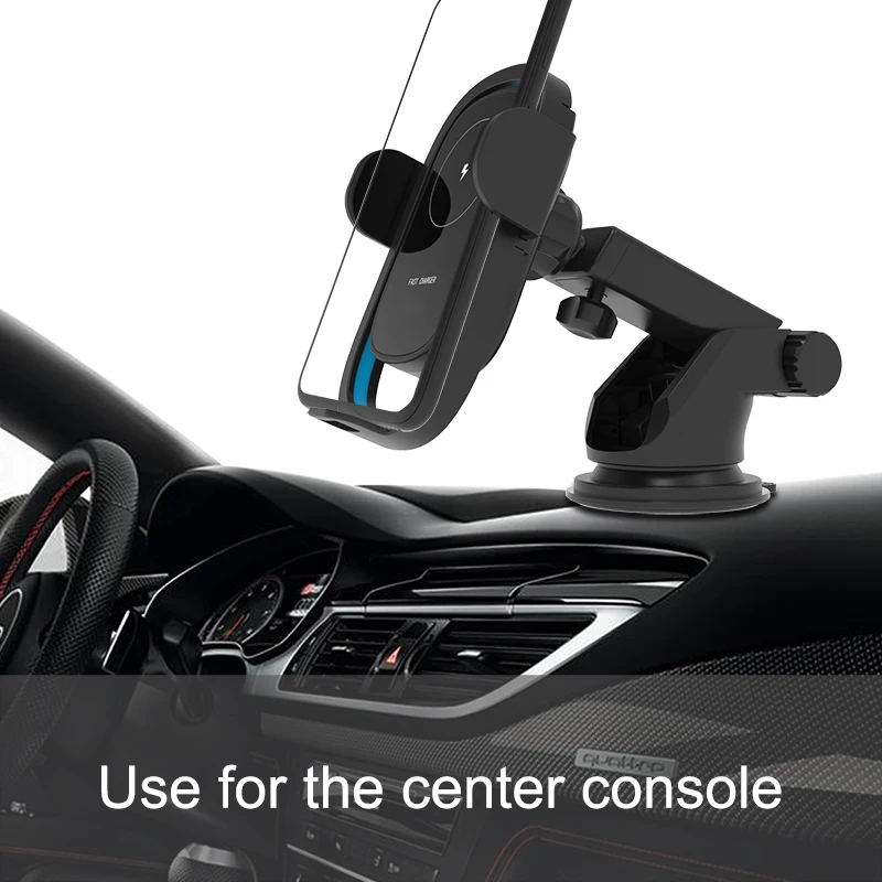 15w Wireless Car Charger Car Phone Holder For Iphone Samsaung Android