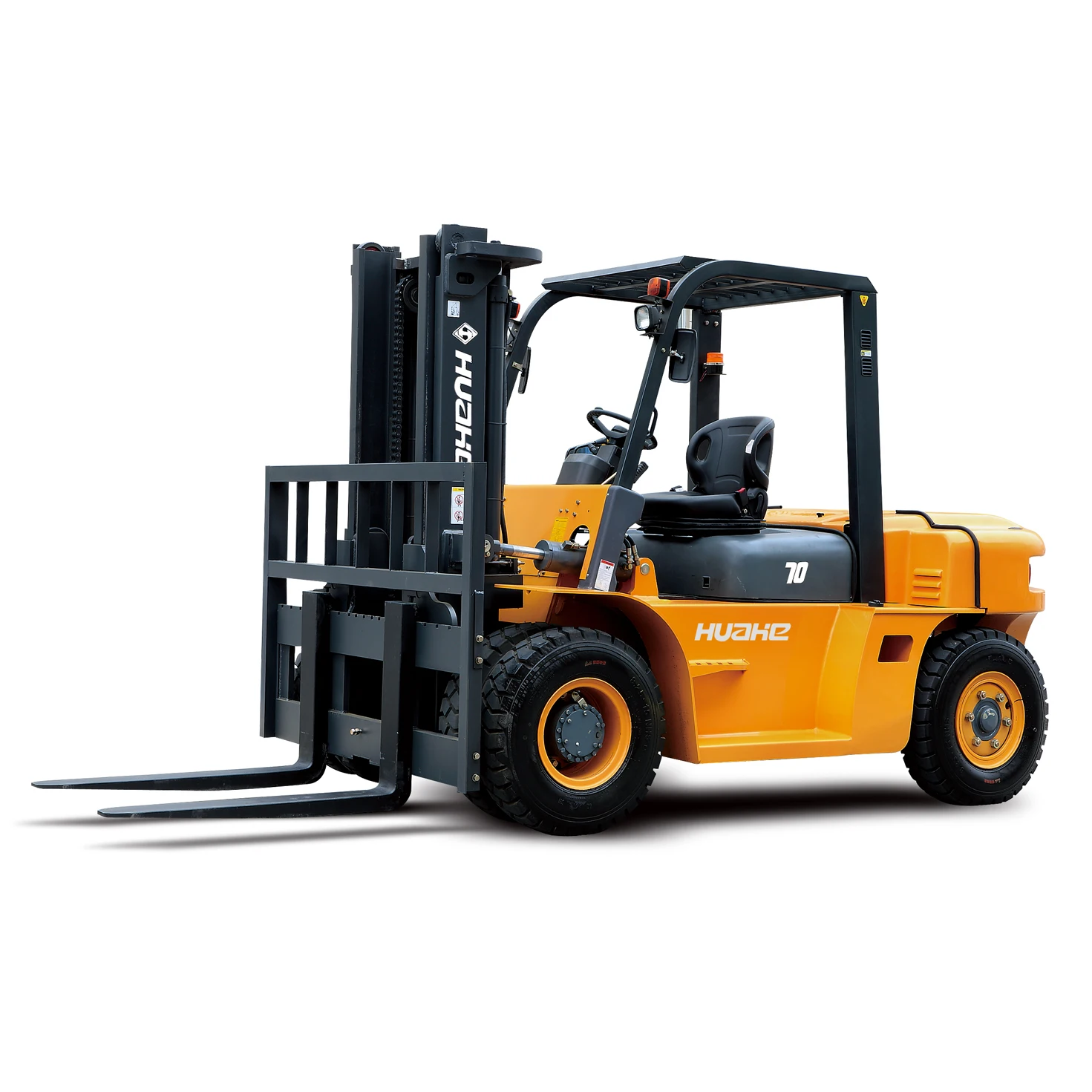 Diesel Forklift for Transporting 7 Tons of Goods with Simple Operation and Unloading up to 7 m