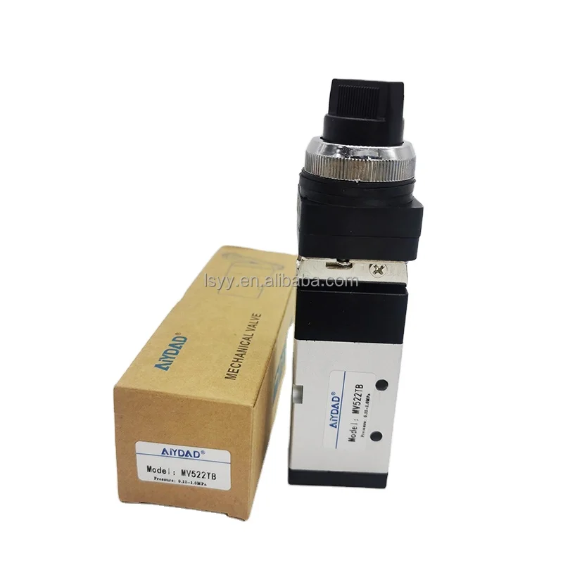 MV522 Series Two Position Five Way Mechanical Valve MV522 MV522R MV522PP MV522LB MV522TB