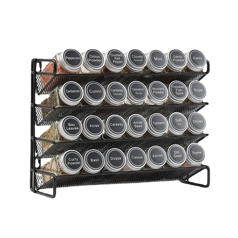 Ownswing Kitchen Spice Rack Seasoning Jars Organizer Holder Kitchen