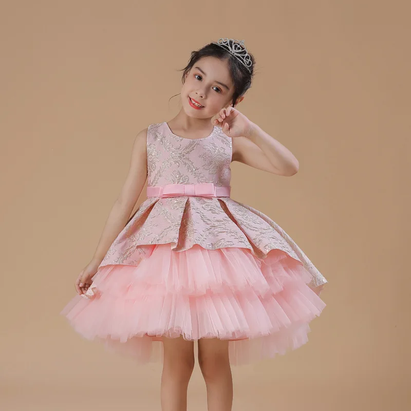KOOZA Toddler Baby Girls Kids Printed Princess Western Dresses For Kids wear