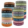 colorful 16 styles of motivational silicone