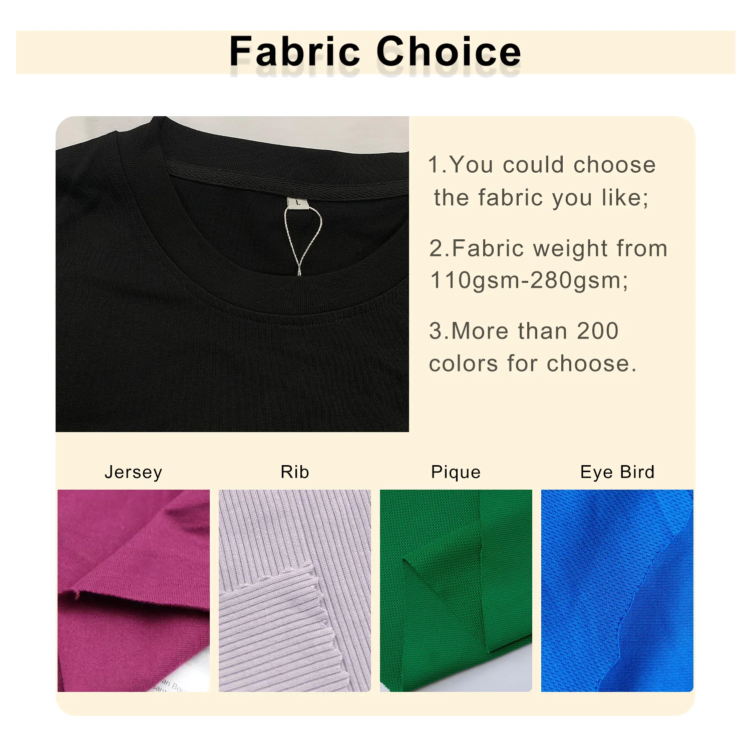 JL510C High Quality 300gsm T-shirt 100% Cotton Streetwear Oversized Tshirt Blank Boxy Fit Tee T Shirt for Men