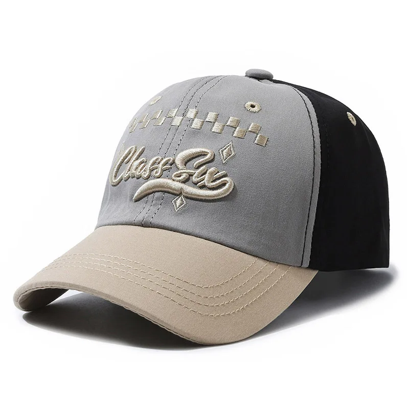 Vintage American Style Adjustable Dad Hat- Embroidered Twill Sun Cap with Common Fabric for Men & Women
