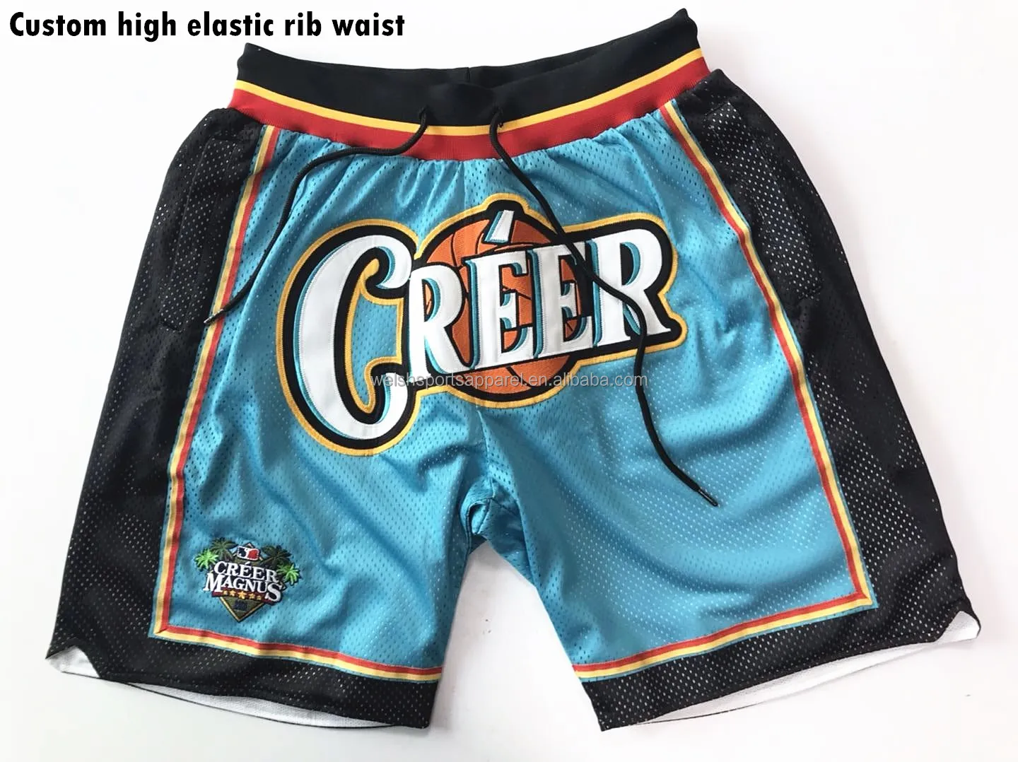 Custom Full Of Sublimation Private Label Zipper Pockets Fitness Shorts ...
