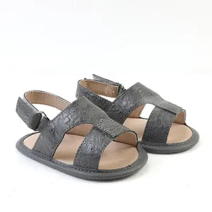 Babyhappy Fashion Baby  PU Leather Sandals with Soft Light and Breathable Non-slip Soles