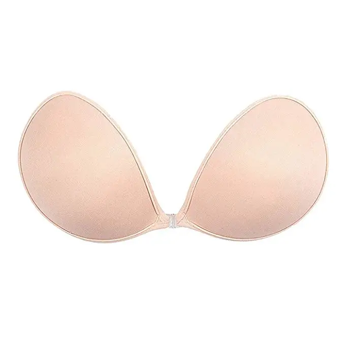 Light Weight Push up Sponge Sticky Bra for Backless Dress