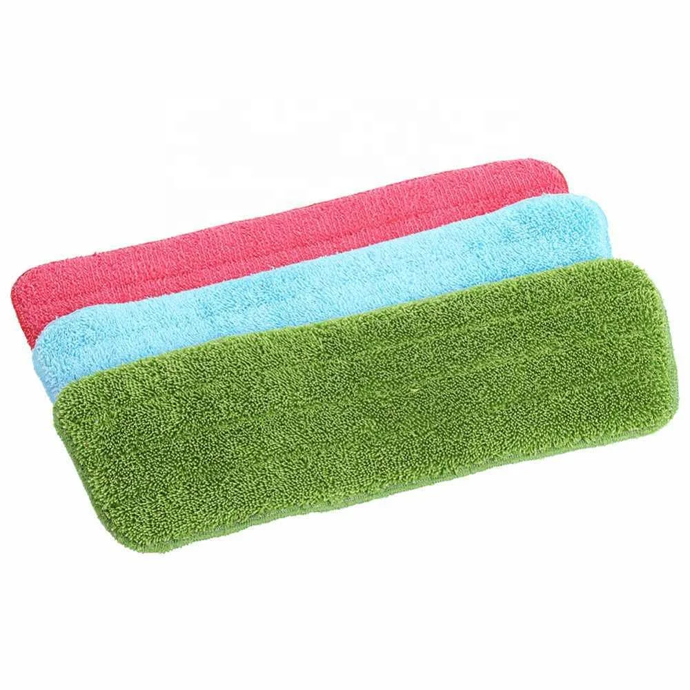 1 шт. Швабра для пола для уборки тряпка для замены микрофибра Замена чистящие накладки паста тканевое покрытие брызга распыления воды плоские пыли в случайном порядке