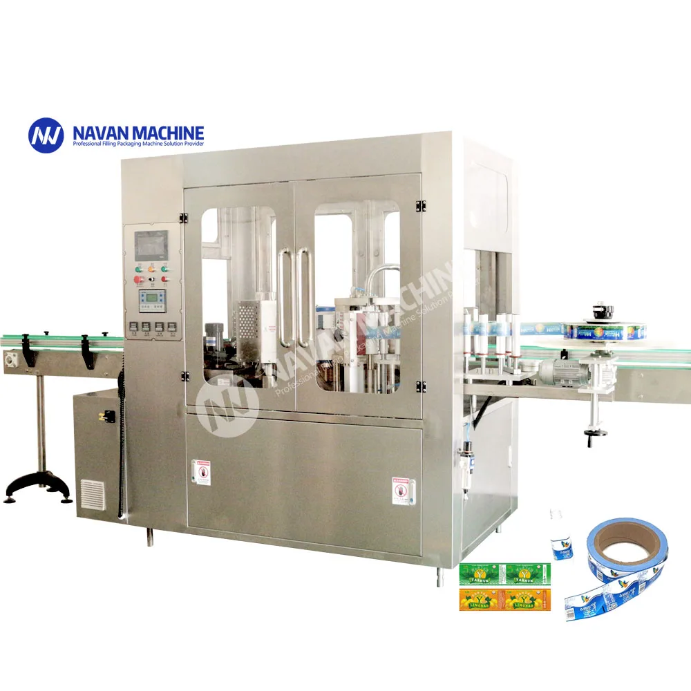 Automatic Plastic Glass Bottle OPP Labeling Machine Round Water Juice Beer Bottle Hot Melt Labeling Machine