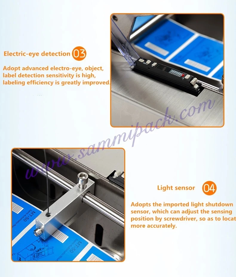 220V Semi-Automatic Round Bottle Labeling Machine with 25-50 piece/minutes Efficiency for 15-120 mm Diameter Bottles