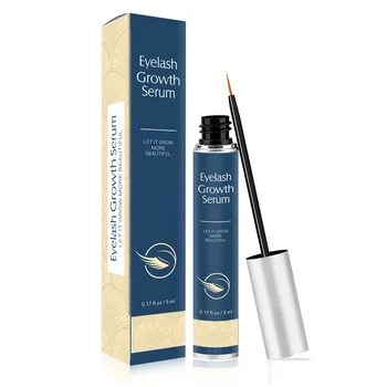 Custom Vegan Logo 100% Organic Lash Enhancer Eye Lash Brow Length Booster Private Label Nature Moist Eyelash Growth Serum