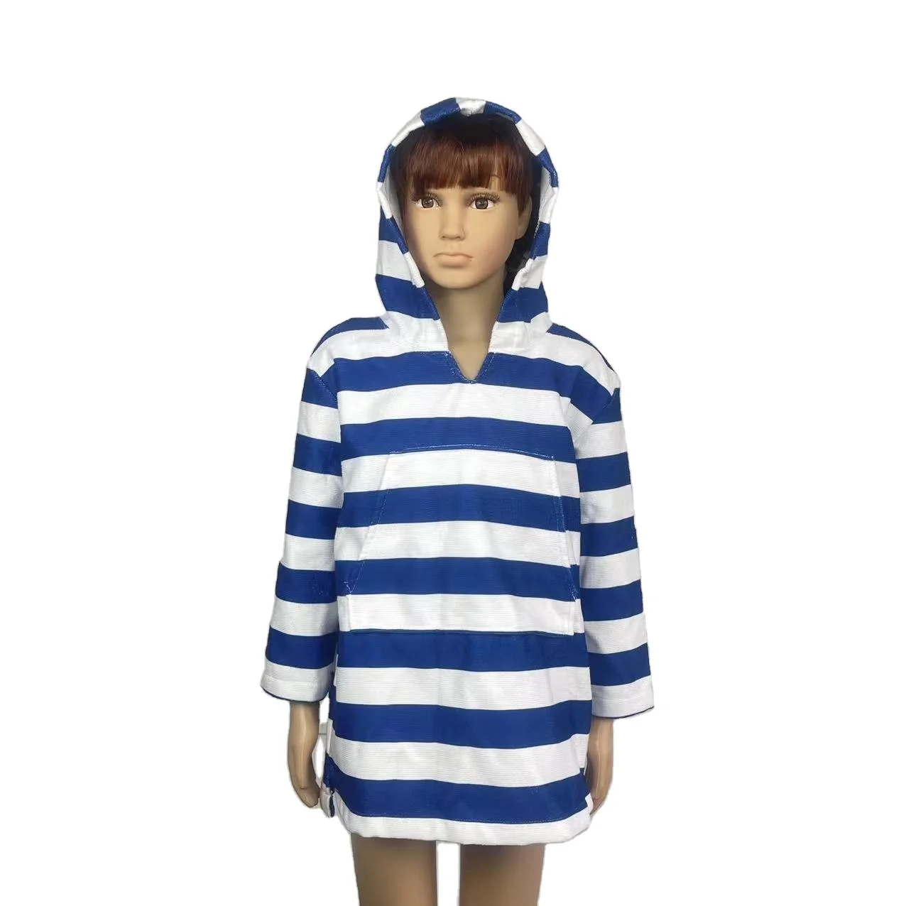 Cotton Surf Beach Hooded Poncho Changing Bath Robe Towel for kids
