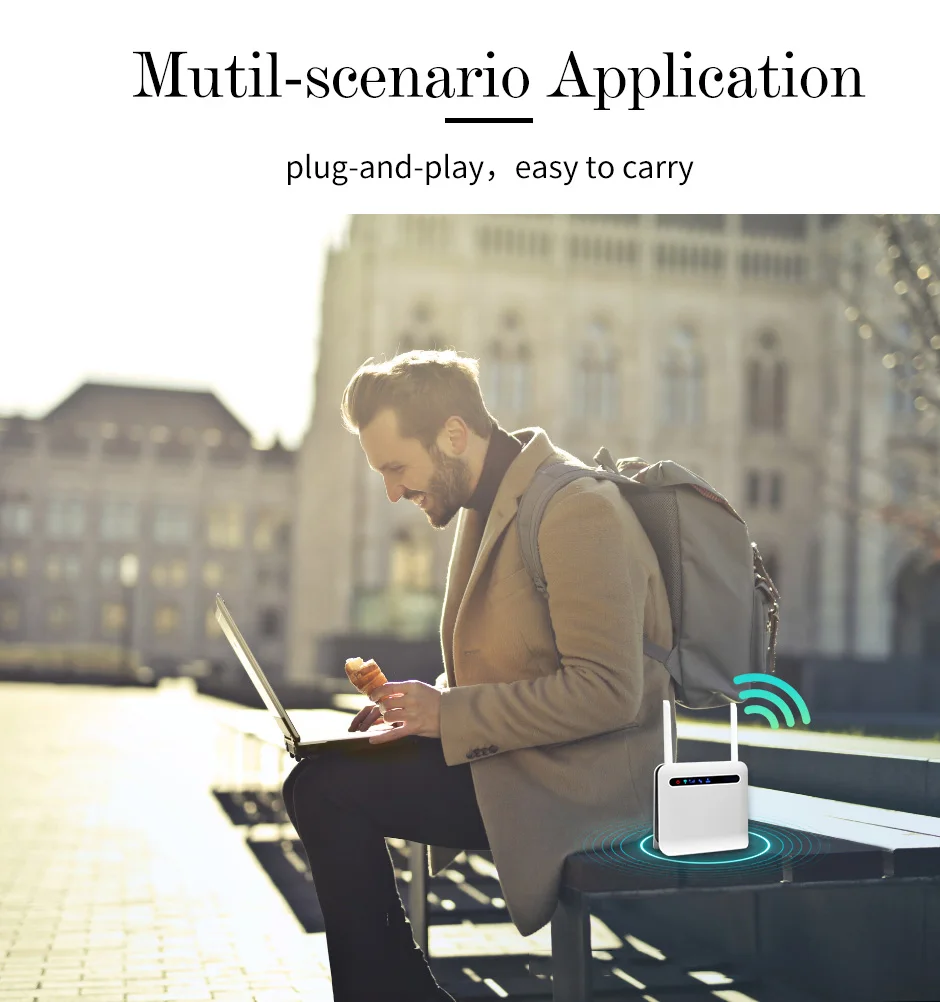 4g Home Rj11 Volte Router Cpe Builtin Battery Powered Access Point