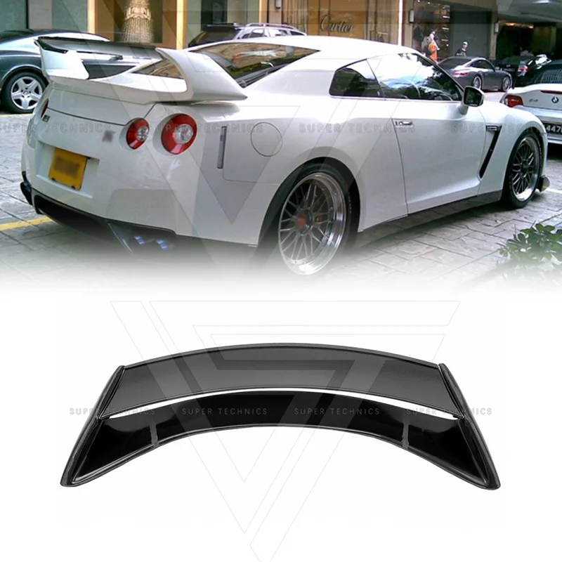 ニッサン R35 GTR 用カーボンファイバー製リアスポイラー
