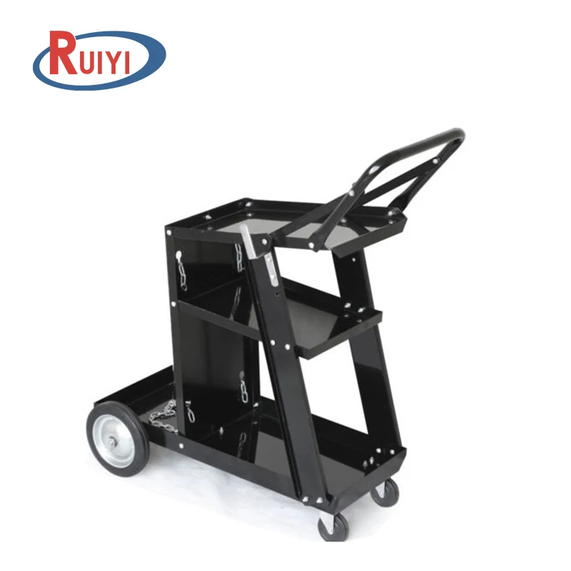 Mig Welding Machine Mover Cart Welders Tool With Cylinder Fixing Chain ...