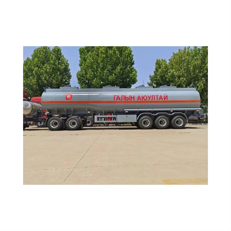 2/3/4 Axle 40000/45000 Litres Steel Oil Fuel Tanker Semi-Trailer Multi-Tank Fuel Storage Trailer for Sale