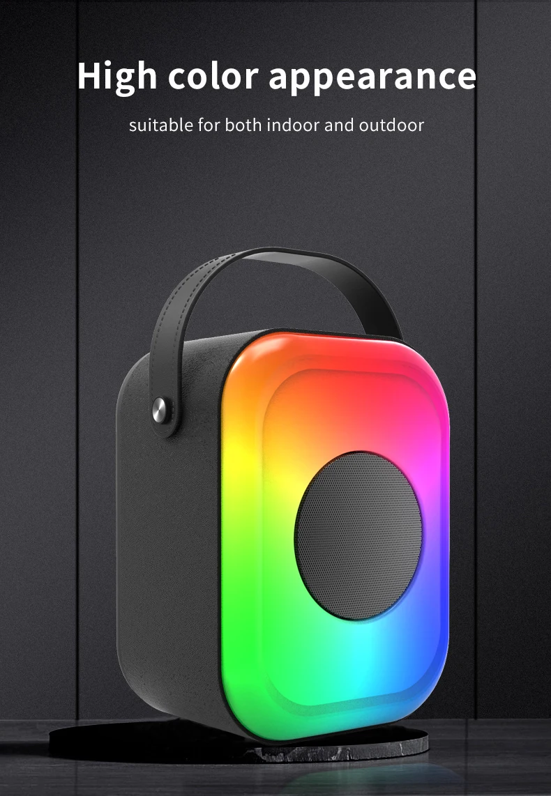 Outdoor Portable Sound Bass Plastic True Wireless Stereo Bluetooth