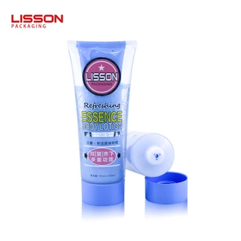 Wholesale Plastic Cosmetics Face Wash 2 in 1 Duo Tube Hand Cream Body Lotion Packaging Dual Chamber Tube for Skincare