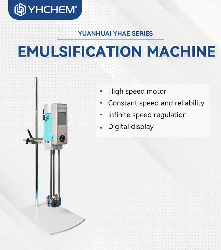 Lab Emulsifier YHCHEM Lab Emulsifier - Efficient Mixing for Viscous Liquids