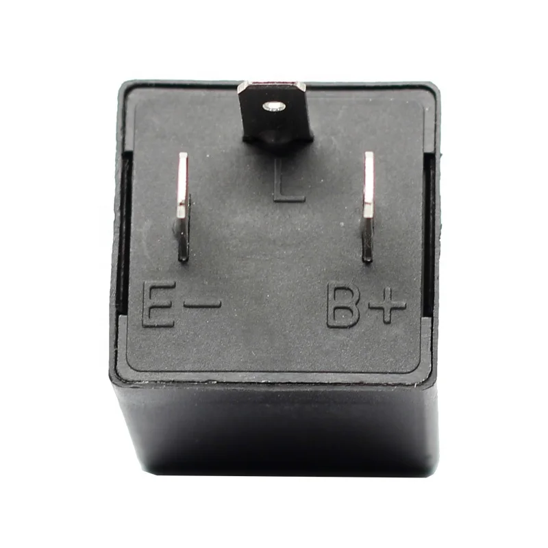 Waterproof 12V 3 Pins CF13 Adjustable LED Flasher Relay for Turn Signal Lights Led Bulb Hyper Blink Flashing
