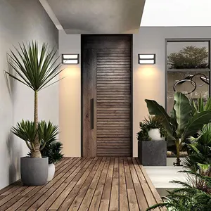 Vertak 12W LED Wall Light Modern Adjustable Cube Beam Angle Waterproof Outdoor Aluminum Mounted LED Wall Lamp Long Strip Shape