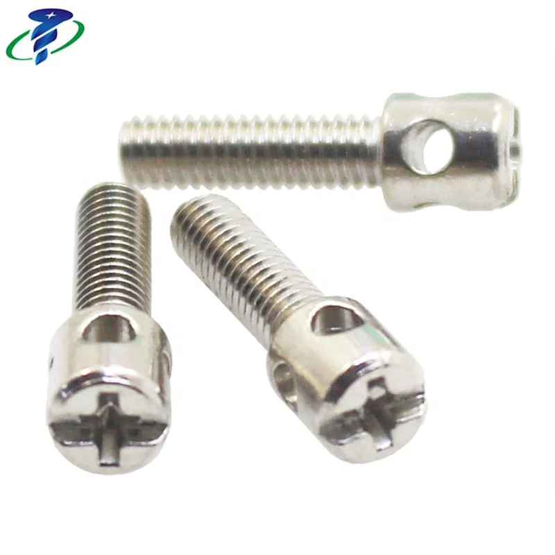 Plain Machine Thread DIN404 Stainless Steel Slotted Capstan Screws Sealing