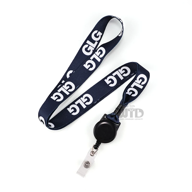 product personalized polyester lanyard with metal clip plastic for buckle hook accessory colorful neck straps for id card badge holder-9