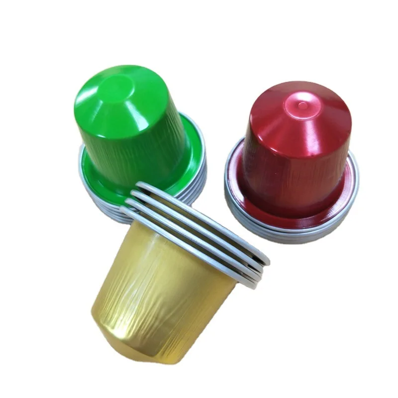 Заводская распродажа, капсулы для кофе Nespresso, капсулы для кофе, многоразовые кофейные капсулы из алюминиевой фольги