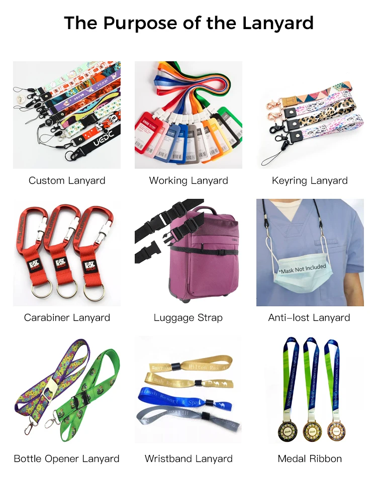 Oem factory wholesale breakaway sublimation keychain lanyard printed blank neck strap lanyard necklace custom polyester lanyard