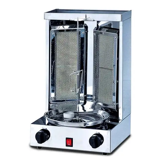 Коммерческий газовый гриль Shuangchi с 6 горелками, жаровня, гриль для мяса, гриль для барбекю, гриль для 6-8 человек