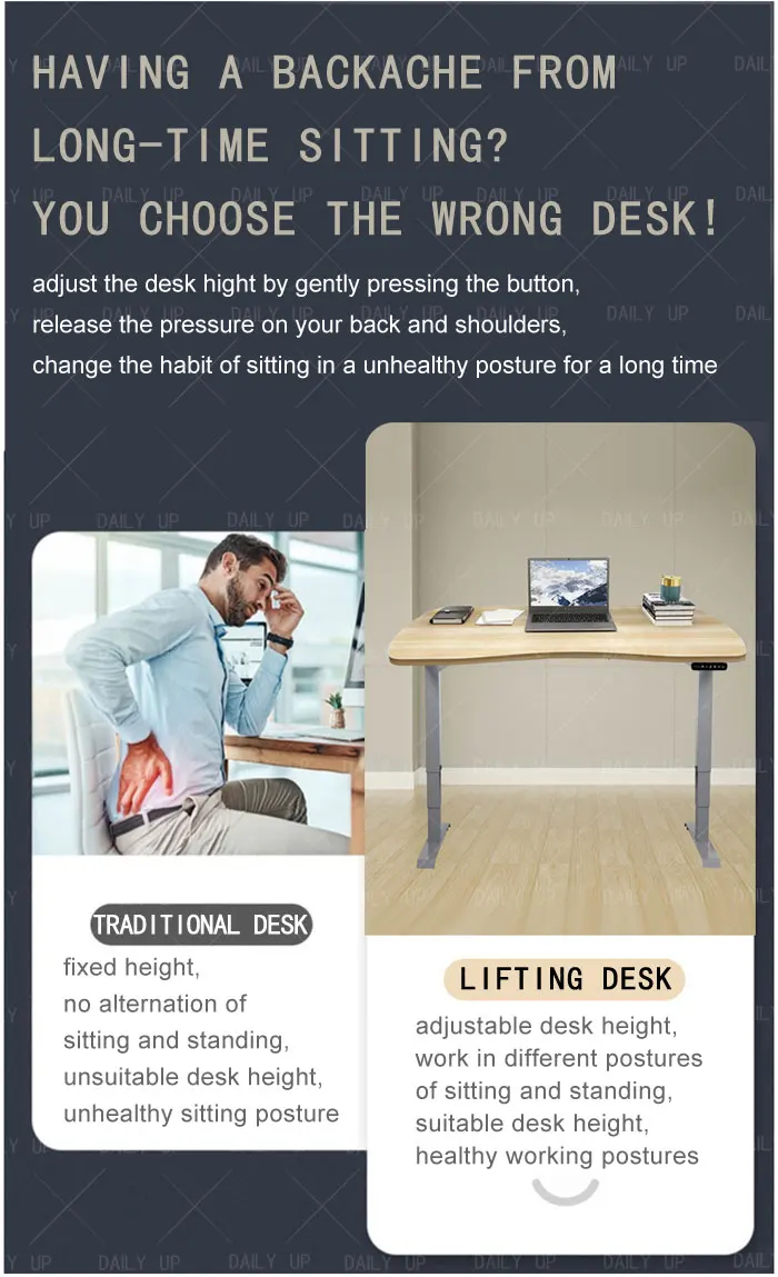 Dual Motor Adjustable Office Desk lifting desk for office or gaming