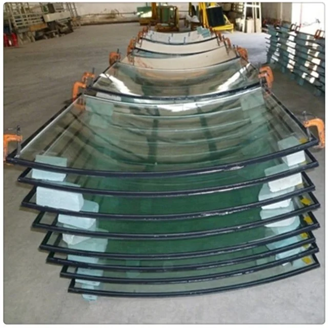 Customized Hyperbolic Fireproof Curved Tempered Laminated Insulating Glass