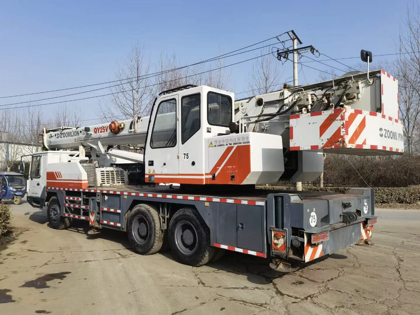 Mobile Crane Machine Low Price Mobile Crane Machine 39m Qy25v Used Zoomlion 25ton Truck Crane