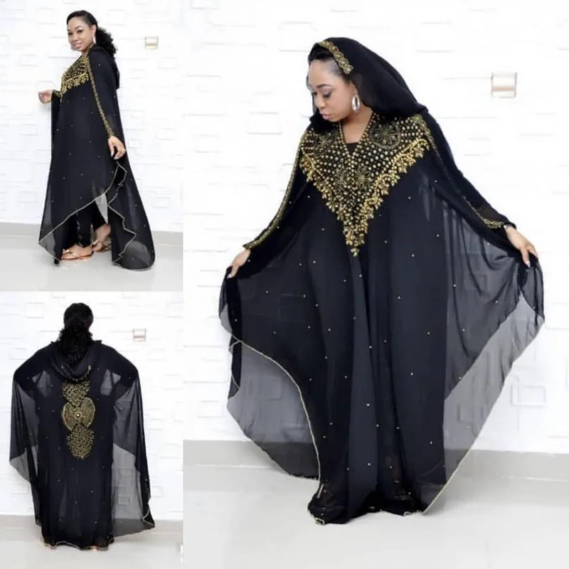 hooded cape abaya