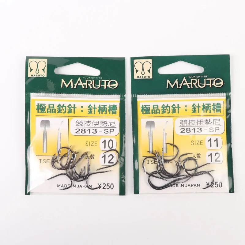 Japan'S Original MARUTO Athletic ISEAMA черный колючий рыболовный крючок Япония