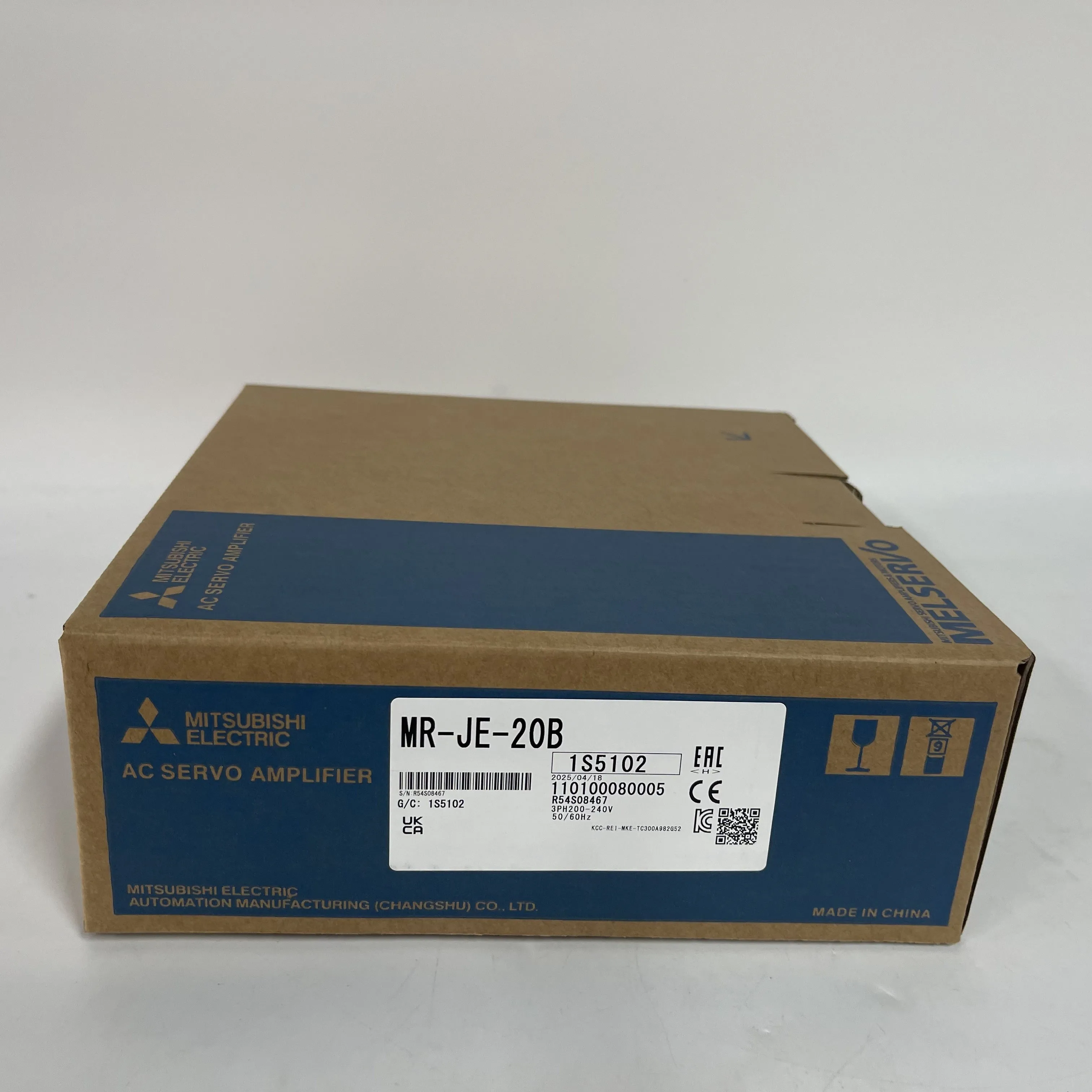 Mitsubishi AC Servo Amplifier MR-JE-20B