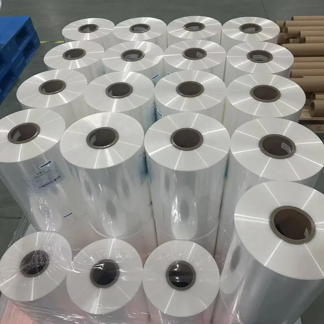 Food Grade POF Plastic Film Soft Shrink Film for Packaging Moisture Proof Blow Molding Plain for Storage Baskets Furniture Jelly