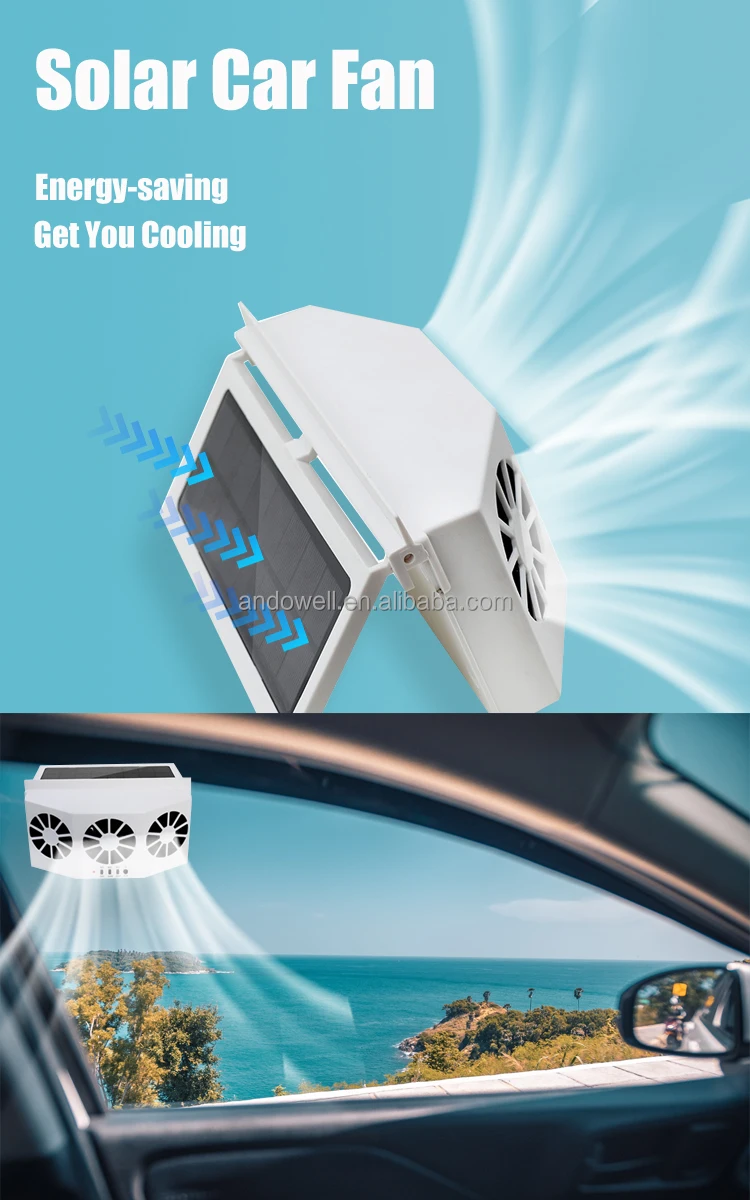 12 Volt Car Cooling Ventilation Car Window Fan 12v Solar Car Fan Buy